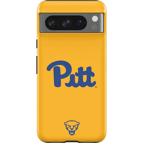 University of Pittsburgh Pitt Panthers Yellow Google Pixel 8 Pro Impact Case